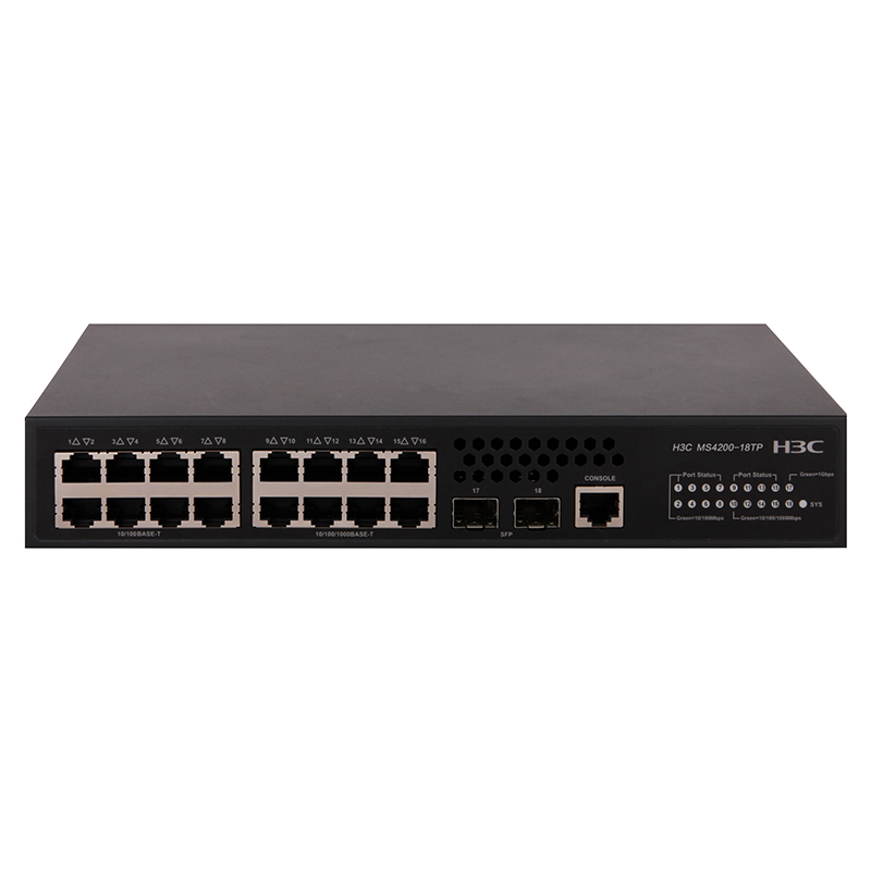 H3C MS4200-18TP 16电+2个上行千兆光口安防交换机